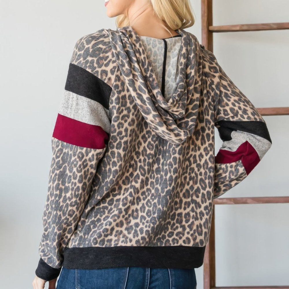 Animal Color Block Hoodie - Picture 4 of 7